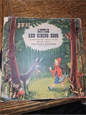 1947 Columbia Records Little Red Riding Hood 78 RPM, Complete Set J-MJ-35